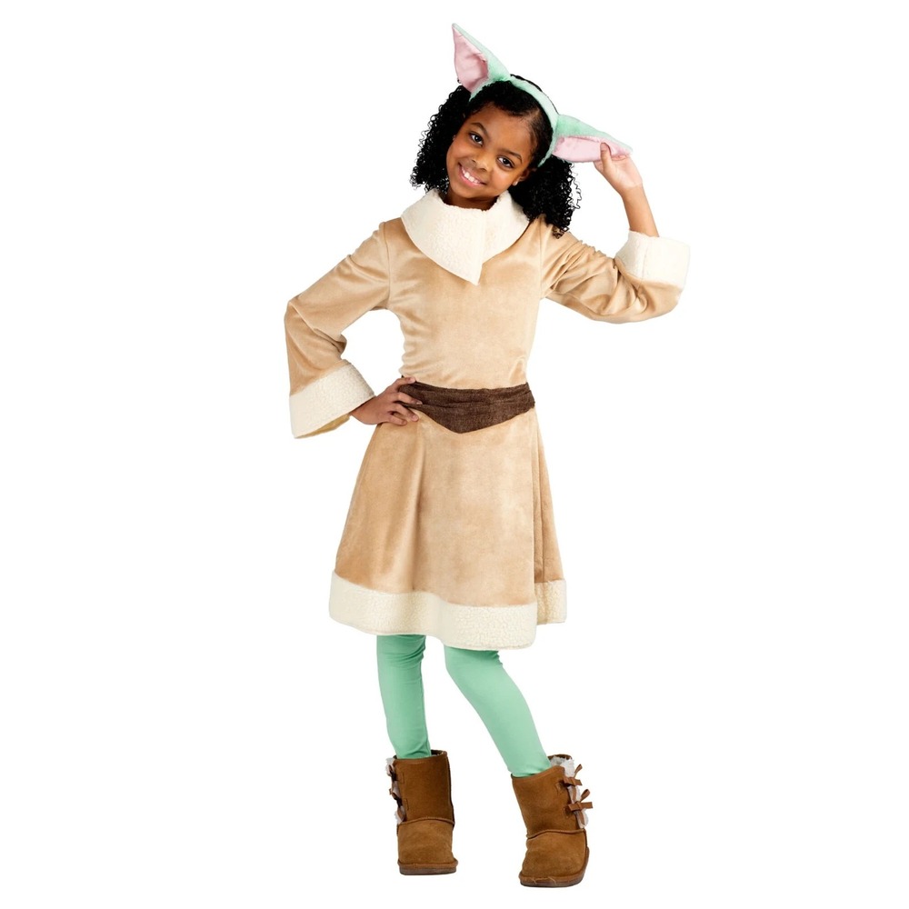STAR WARS The Mandalorian Grogu Costume Dress‎ Cosplay Child S(4-7) *NEW*